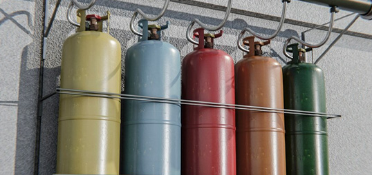 أنظمة الإطفاء بالغاز